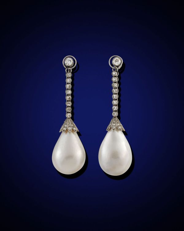 1.6 milllion pearl earrings Pair of Pearl Earring Originally Bought by King Carol II of Romania Auctioned for £1.6m