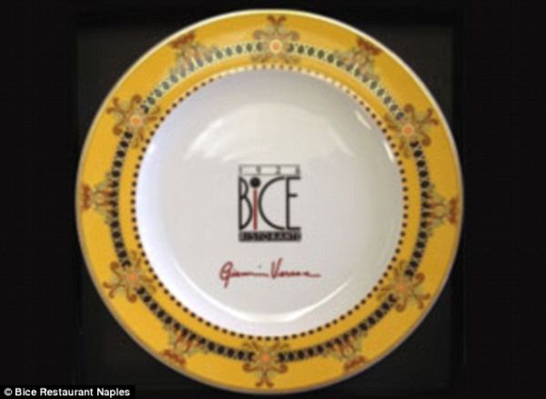Gold Leaf Platter Designed by Versace