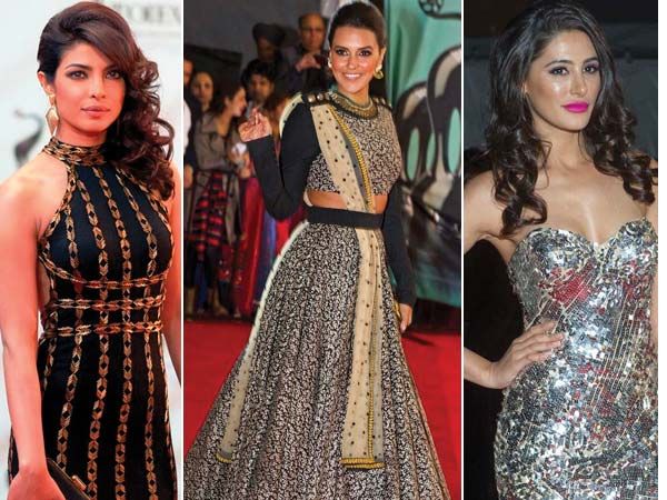 toifa-awards-priyanka chopra neha dhupia nargis fakri