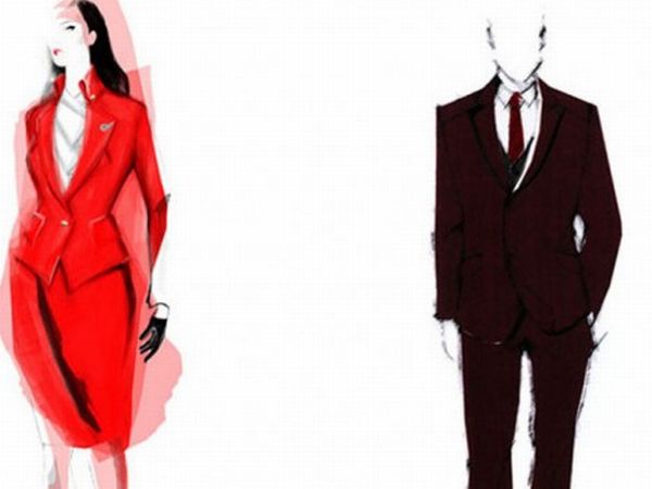 Virgin-Atlantic-uniforms-designed-by-Vivienne-Westwood