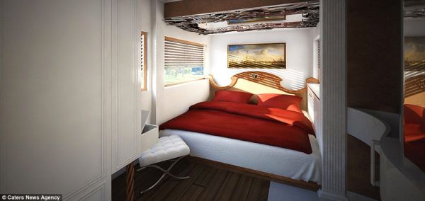 Master Bedroom in the Motor Home