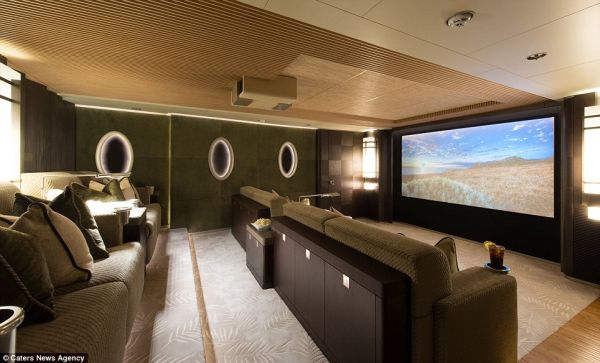 The Yacht Features a 3D Cinema