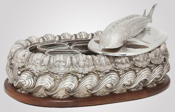 The Largest Silver Caviar Dish in the World
