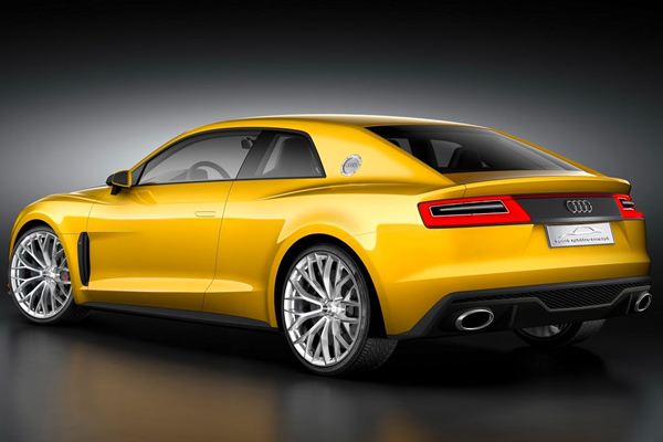 Rear View of Audi Sport Quattro Concept