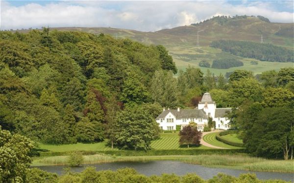 Thriepley House, one of two main properties on the Kinpurnie estate