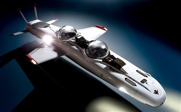 DeepFlight Super Falcon underwater aeroplane.