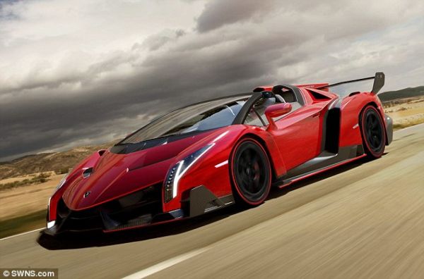 The Lamborghini Veneno Roadster