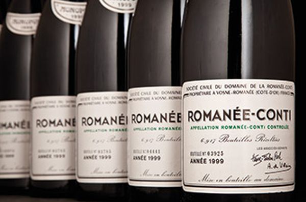 Bottles of Romanee-Conti