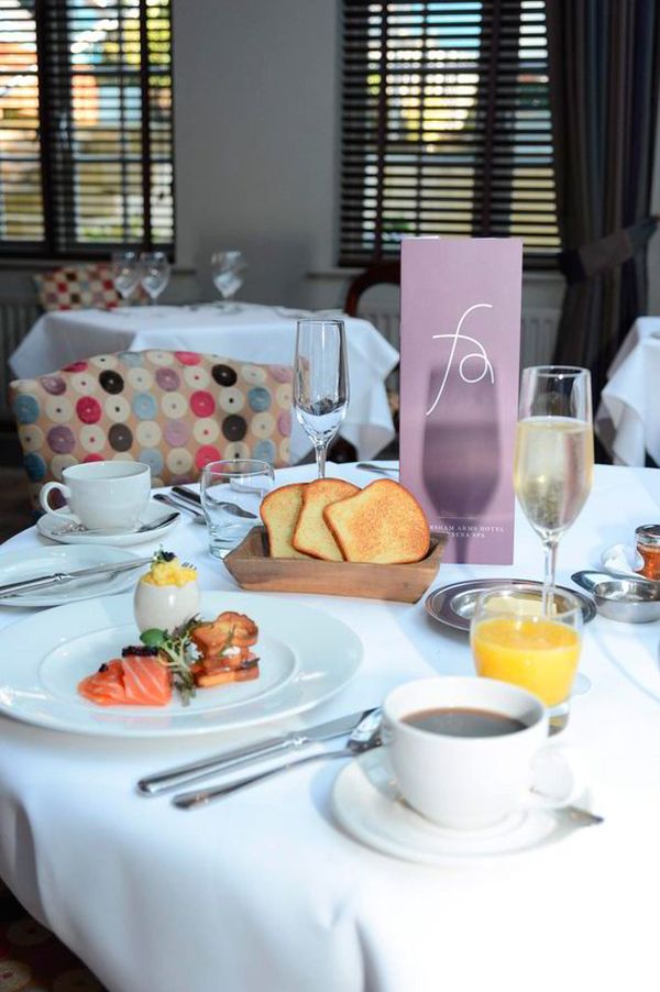 The Luxurious Breakfast Can be Washed Down With Champagne