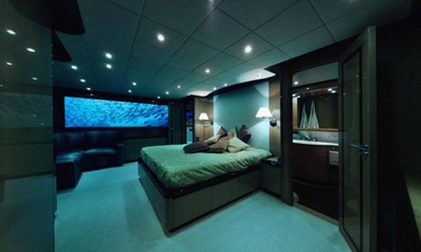 Luxurious Bedroom in the Submarine