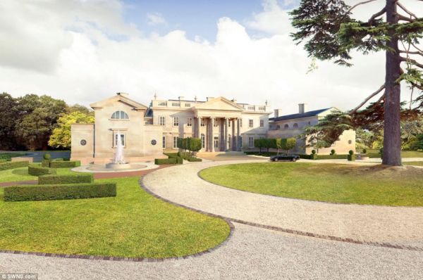 Artists Impression of the Planned Mansion