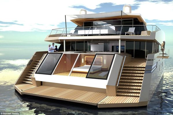 The Yacht includes a Sprawling Living Room Office Gymnasium