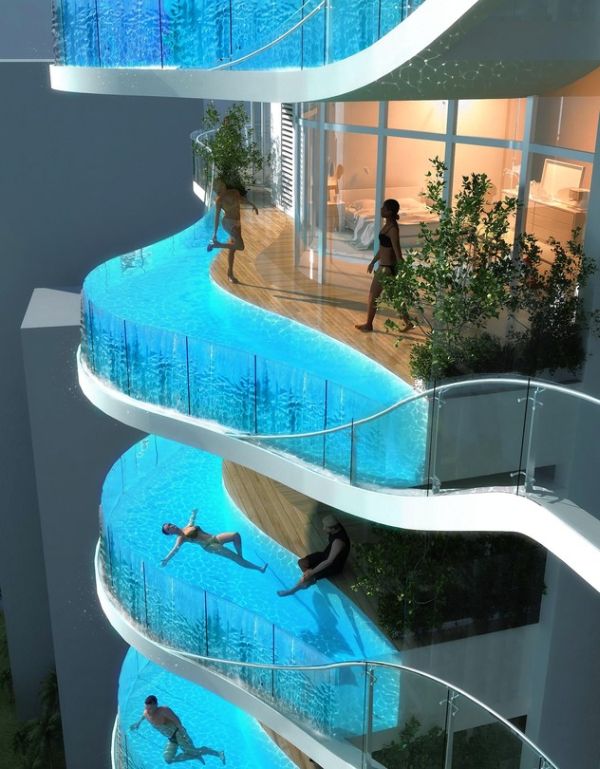 A Pool in Every Balcony in Bandra Ohm, Mumbai